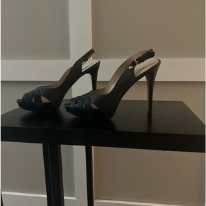 Black Guess Platform Heels with 3.5” heel